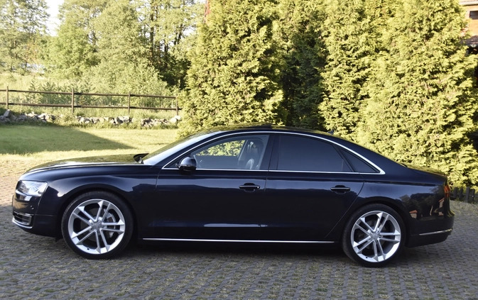 Audi A8 cena 149000 przebieg: 272000, rok produkcji 2015 z Chodzież małe 742